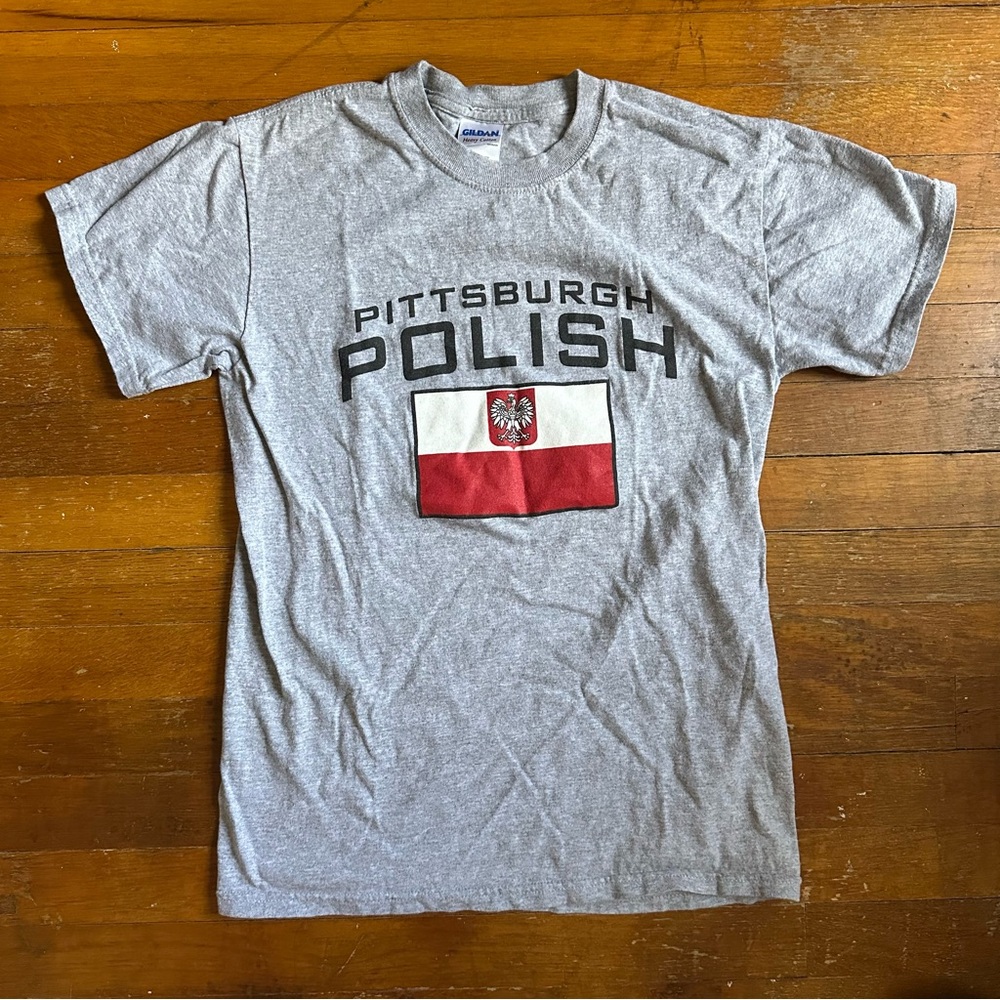 vintage pittsburgh polish t shirt 🇵🇱